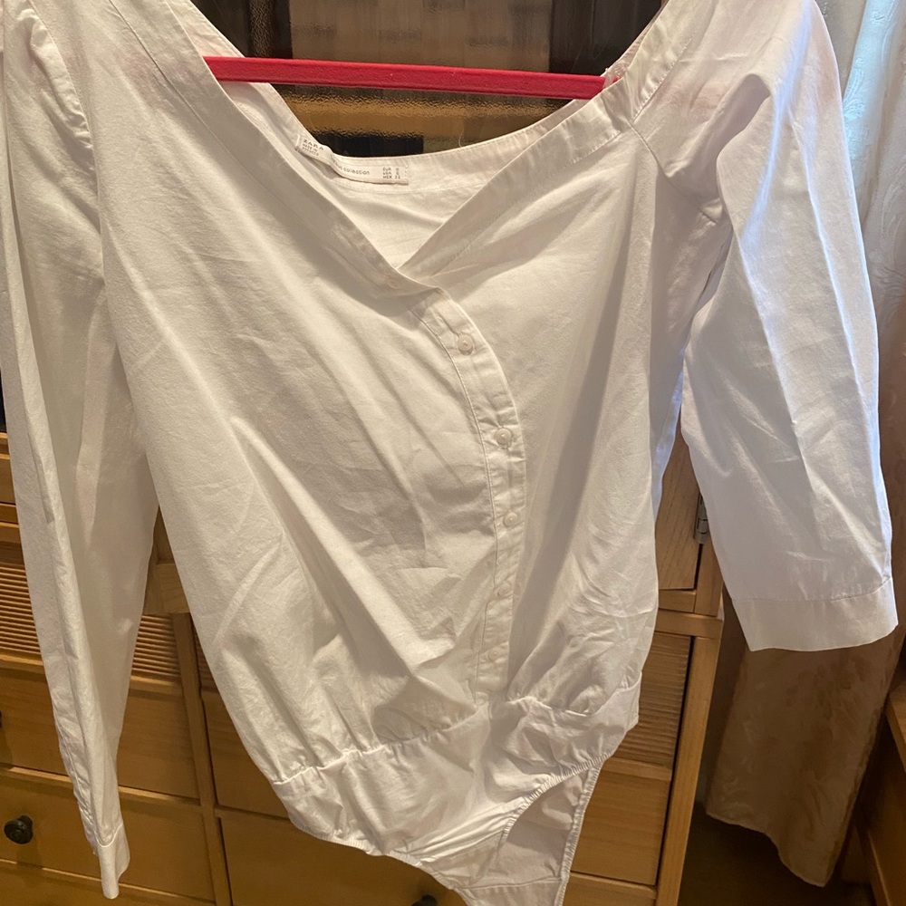 Zara Trafuluc Asymmetric Bodysuit